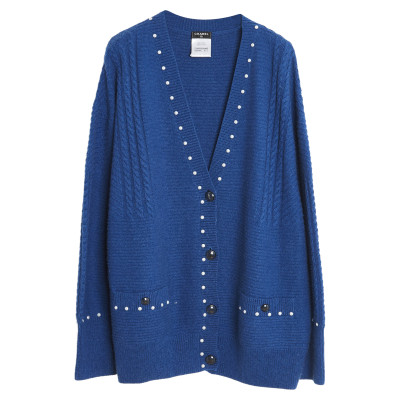 Chanel Maglieria in Cotone in Blu