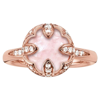Thomas Sabo Ring Silver in Pink