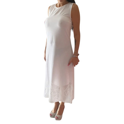 Les Copains Kleid aus Viskose in Weiß