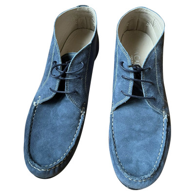 Aigle Lace-up shoes Suede in Blue