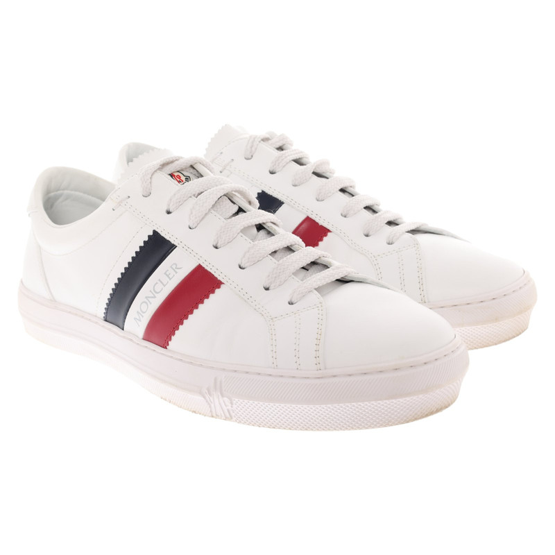 mens white moncler trainers