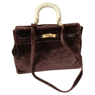 Colombo Tote bag Suede in Brown