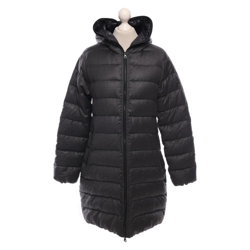 DUVETICA Damen Jacke/Mantel aus Wolle in Grau Größe: DE 38