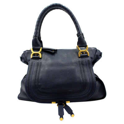 Chloé Marcie Bag Leather in Blue