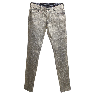 7 For All Mankind trousers in gold colors