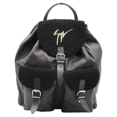 Giuseppe Zanotti Backpack Leather in Black