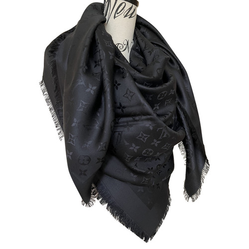 LOUIS VUITTON Dames Sjaal in Zwart | Tweedehands