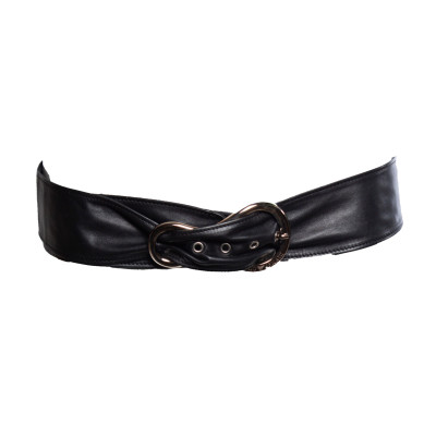 Emporio Armani Belt Leather in Black