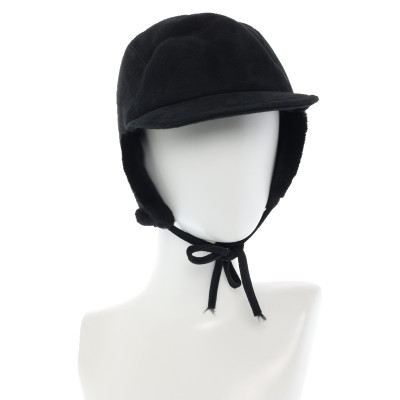 Borsalino Hat/Cap Leather in Black