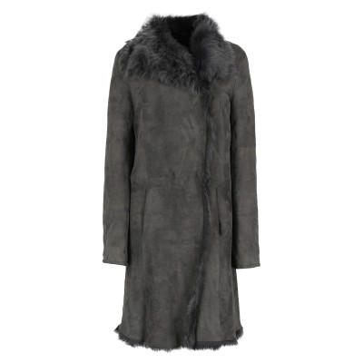 Joseph Jacket/Coat Leather in Grey