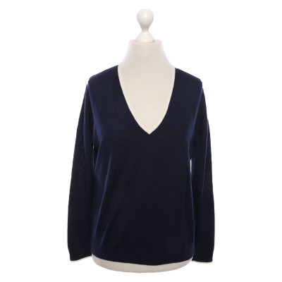 Allude Top Wool in Blue