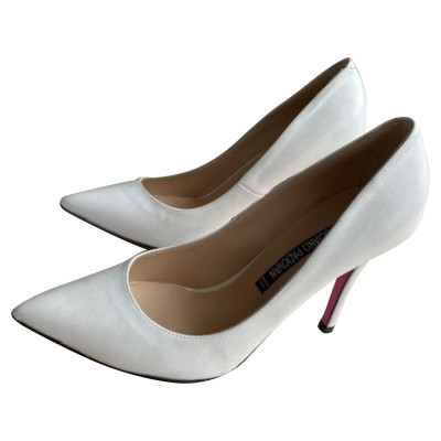 Luciano Padovan Pumps/Peeptoes Leather in White