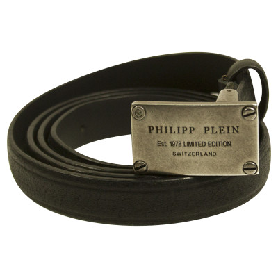 Philipp Plein Gürtel aus Leder in Schwarz