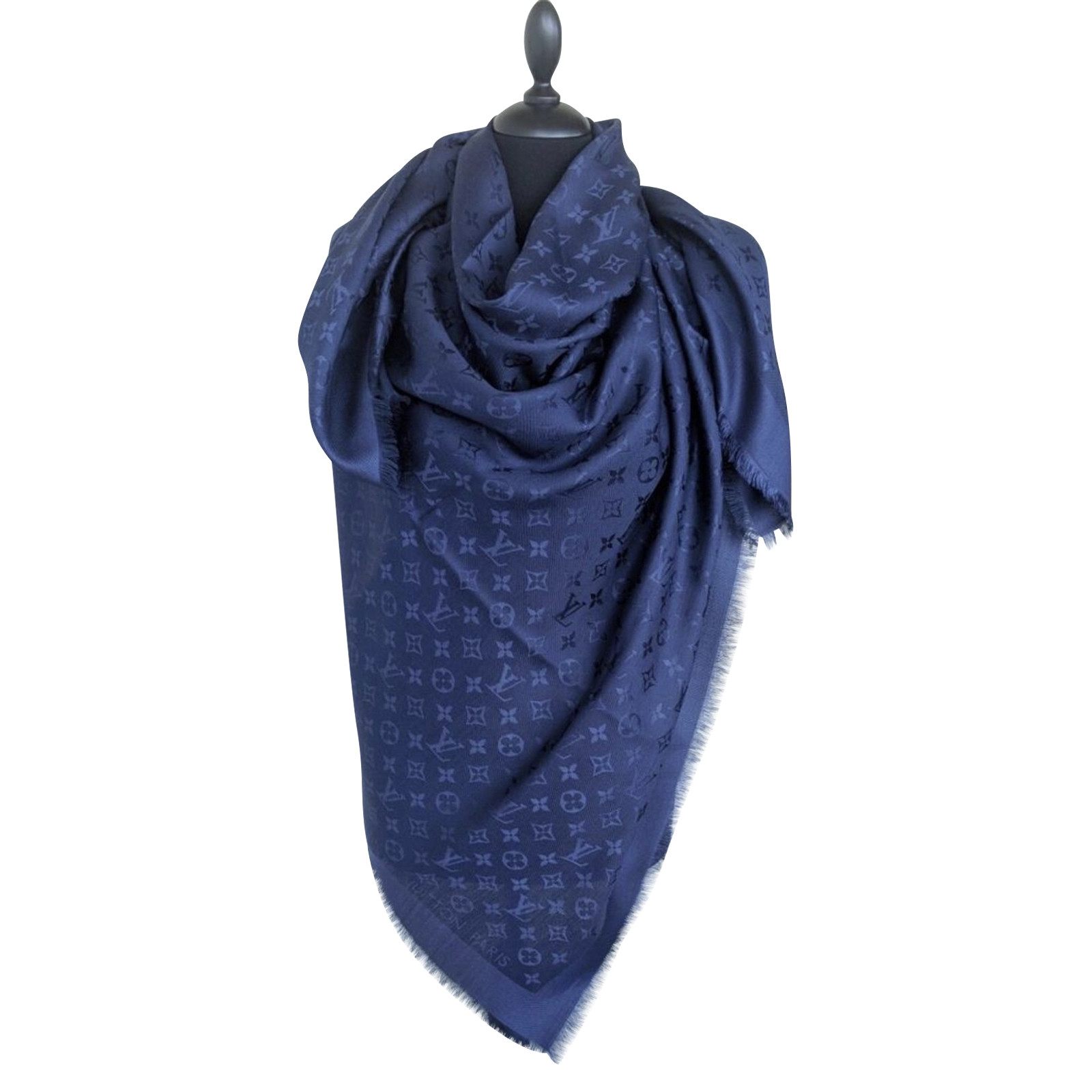 Viva Fiorire rimescolare foulard louis vuitton blu fluente Povertà estrema  aritmetica