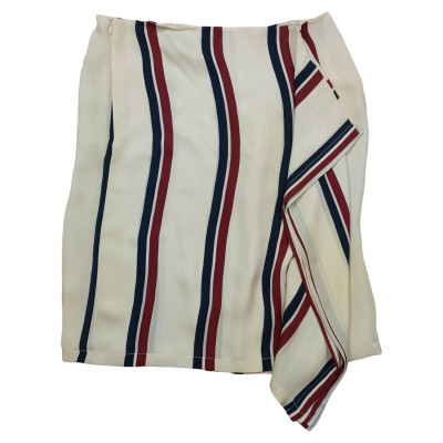 Dries Van Noten Skirt Silk in Cream