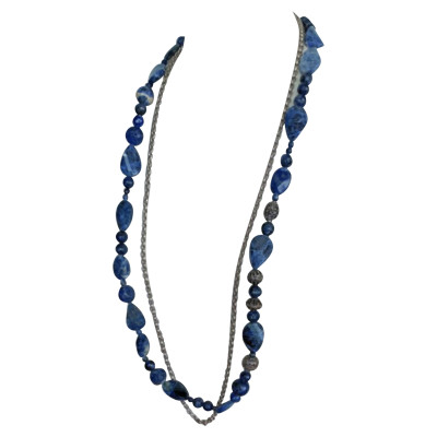 Mario Buccellati Necklace Silver in Blue