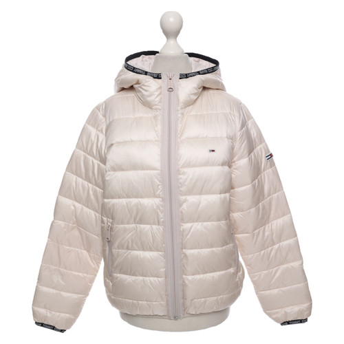 TOMMY HILFIGER Dames Jas/Mantel in Crème in Maat: XS