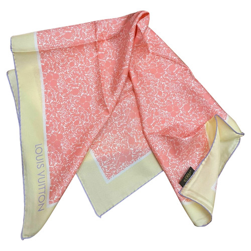 LOUIS VUITTON Damen Schal/Tuch aus Seide in Rosa / Pink