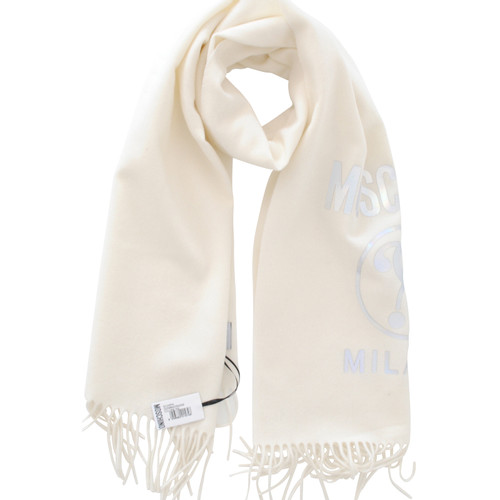 MOSCHINO Women's Schal/Tuch aus Wolle in Creme | Second Hand