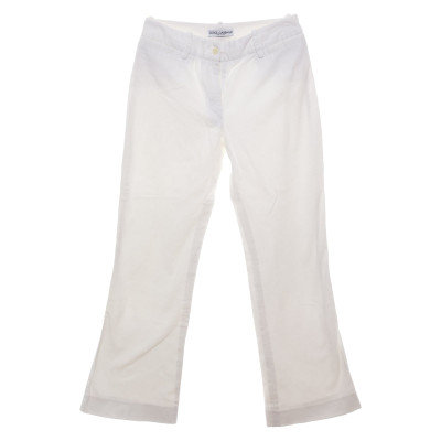 Dolce & Gabbana Paio di Pantaloni in Bianco