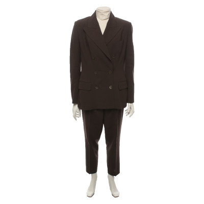 Hermès Suit Wool in Brown
