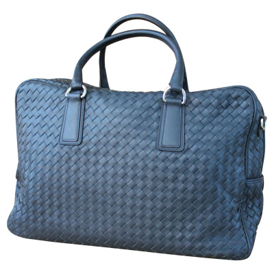 ABRO Damen Handtasche aus Leder in Blau | Second Hand