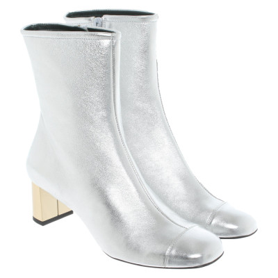 Mulberry Ankle boots Leather in Silvery