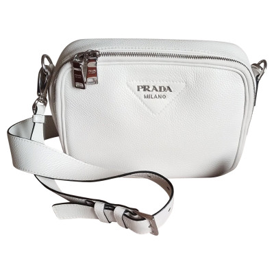 Prada Camera Bag Leather in White