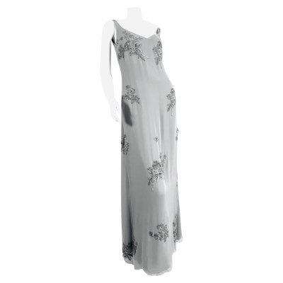 Giorgio Armani Kleid aus Seide in Grau