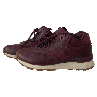 New Balance Trainers Leather in Bordeaux