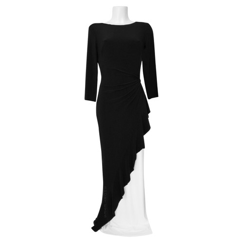 RALPH LAUREN Damen Kleid in Schwarz/Weiß Größe: US 4