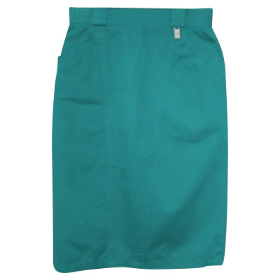 Aigner Skirt Cotton in Petrol