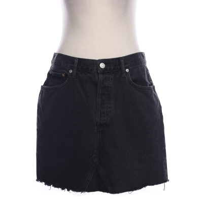 Agolde Skirt Cotton in Black