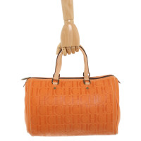 Carolina Herrera Handbag Leather in Orange