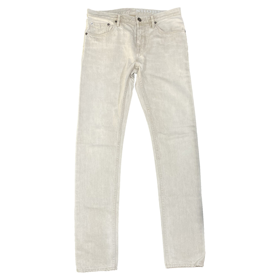 Burberry Jeans in Cotone in Crema