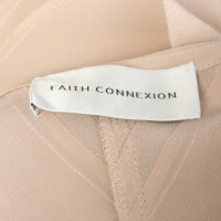 Faith Connexion Vestito in Seta in Color carne