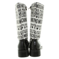 Moschino Boots with different color shank