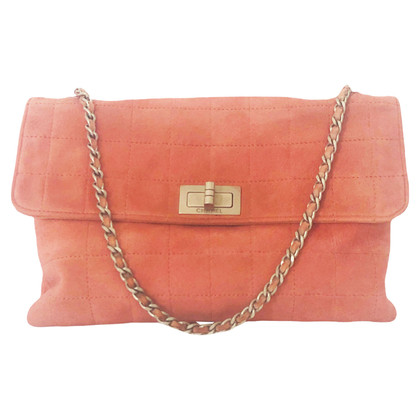 Chanel Handbag Suede in Pink