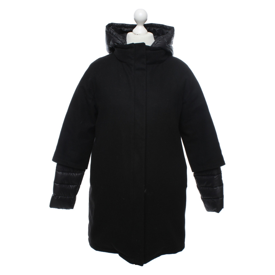 Duvetica Jacke/Mantel aus Wolle in Schwarz