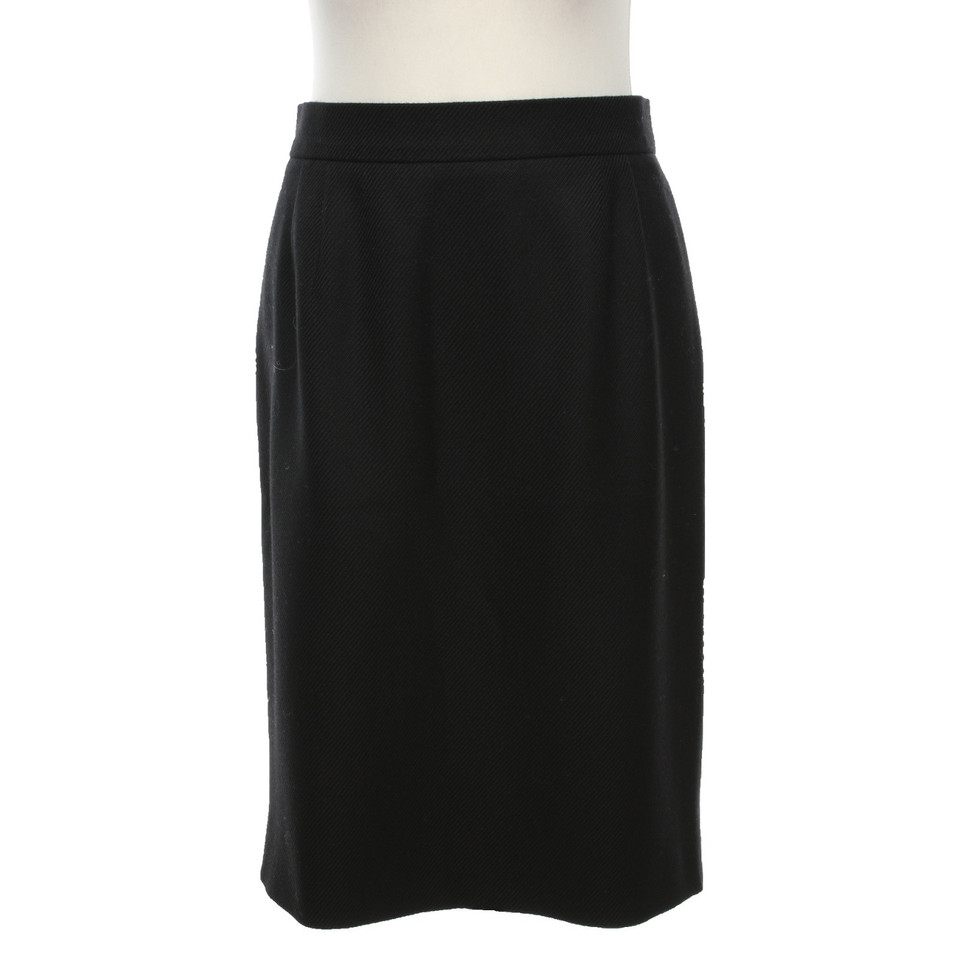 Louis Feraud Skirt Wool in Black