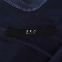 Hugo Boss Top in seta blu