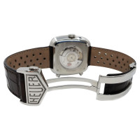 Tag Heuer Armbanduhr aus Leder in Braun