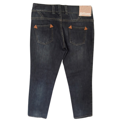 John Galliano  7/8 jeans in donkerblauw