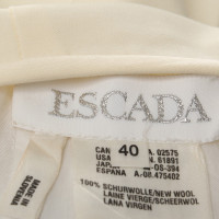 Escada Crème-kleurige capri broek