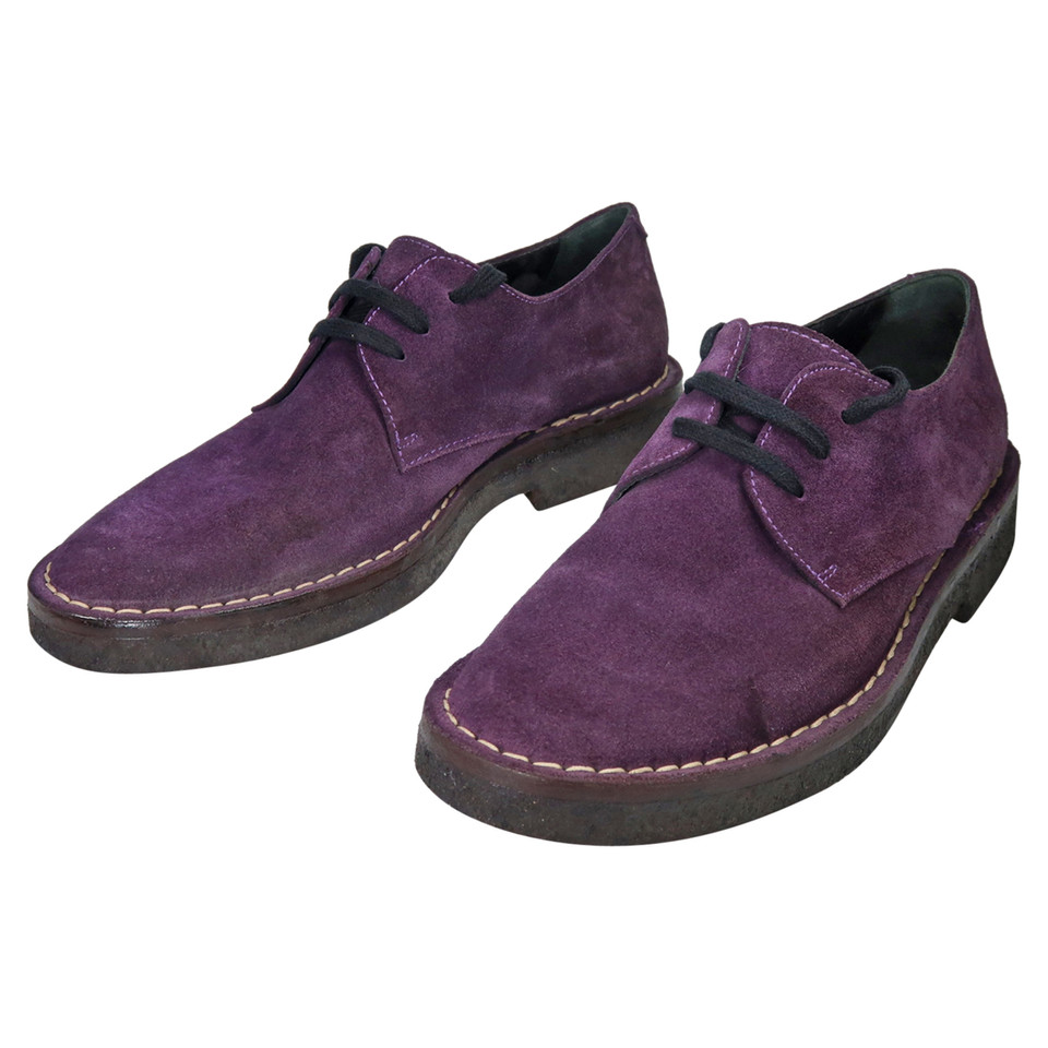 Ann Demeulemeester Lace-up shoes Suede in Violet