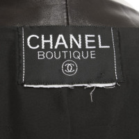 Chanel veste en cuir matelassée
