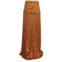 Roberto Cavalli Langer skirt made of silk