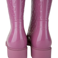 Louis Vuitton Gummistiefel in Rosa 