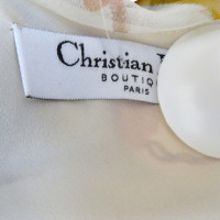 Christian Dior Seidenkleid mit Volants