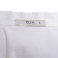 Prada Short sleeve blouse in white
